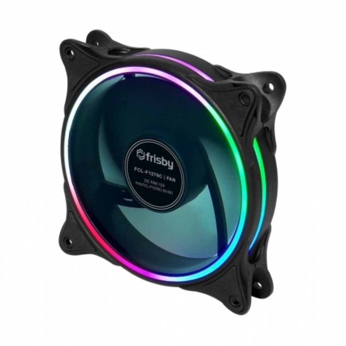 FRISBY FCL-F1276C DOUBLE SLİM RİNG 120mm KASA FANI