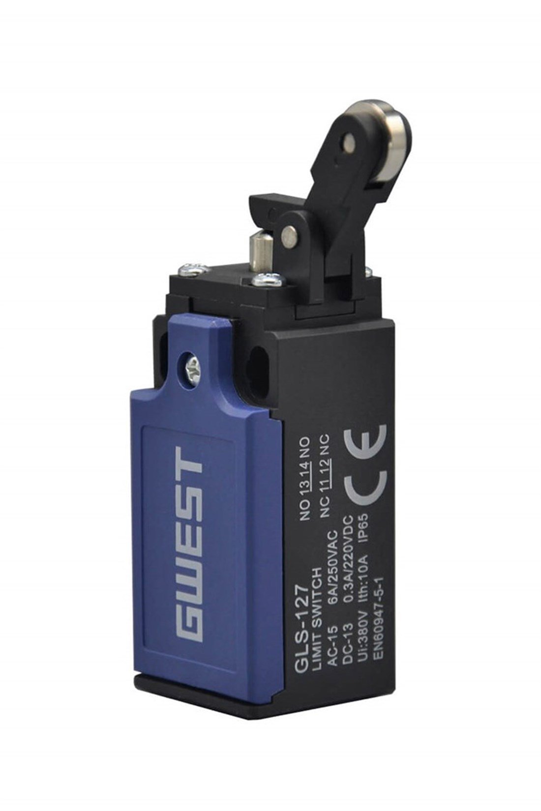 GLS-127 Ters Açısal Metal Makaralı Tek Yön 1NO+1NC Limit  Switch