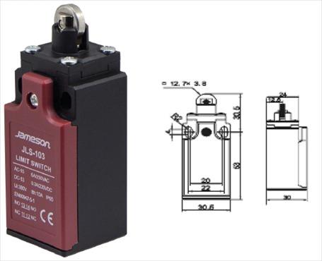 JLS-103 Dikey Metal Makara 1NO+1NC Limit Switch 10 ADETJAMESONSWITCHLER - ANAHTARLAR