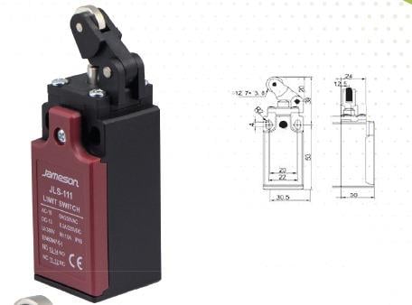 JLS-111 Açısal Metal Makaralı Tek Yön 1NO+1NC Limit Switch 10 ADETJAMESONSWITCHLER - ANAHTARLAR