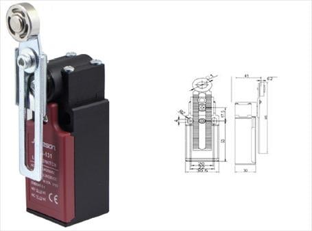 JLS-131 Ayarlanabilir Metal Makaralı Çift Yön 1NO+1NC Limit Switch 10 ADETJAMESONSWITCHLER - ANAHTARLAR