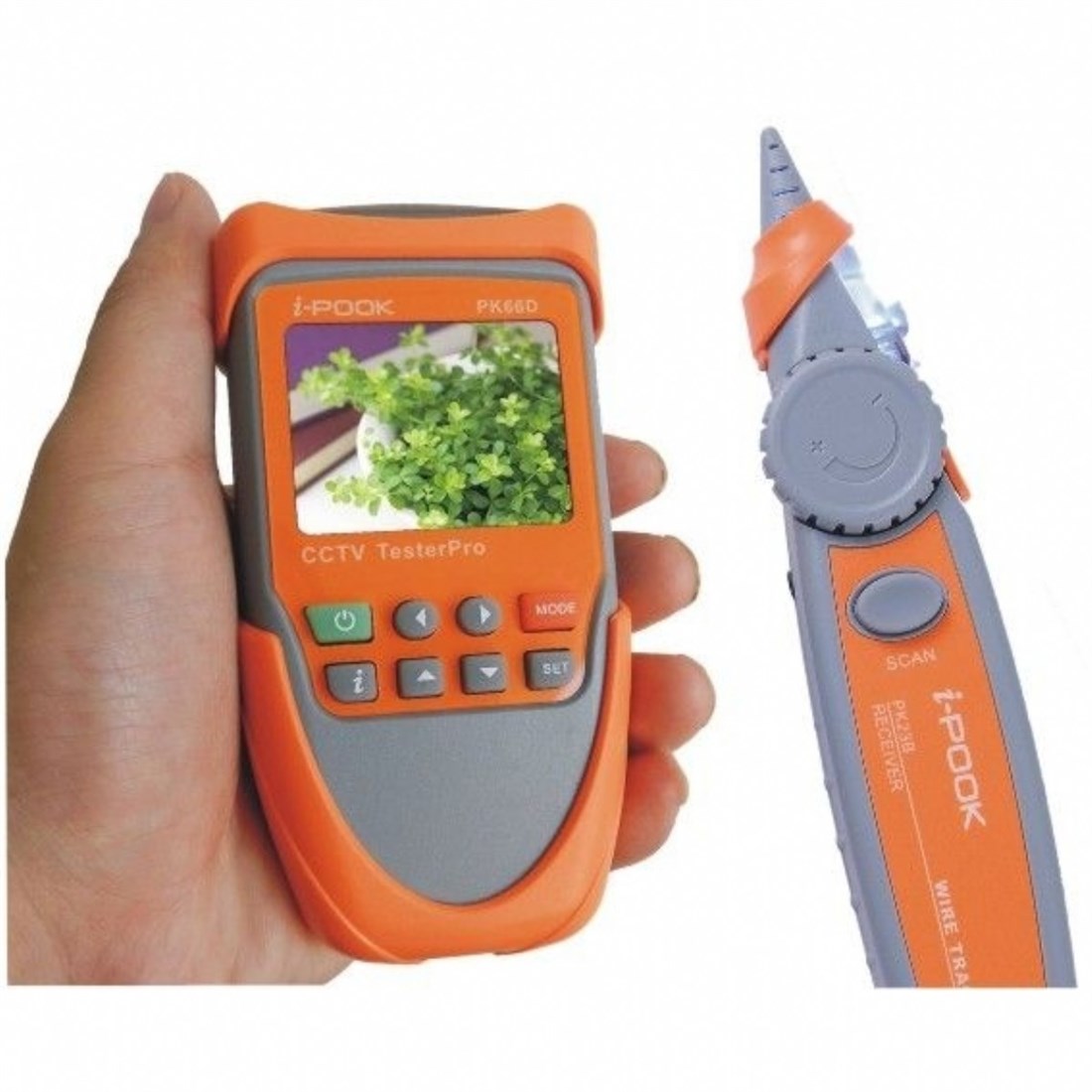 Kablo Bulucu PK-66 Lcd Video Monitör Test Cihazı Cctv Ölçer