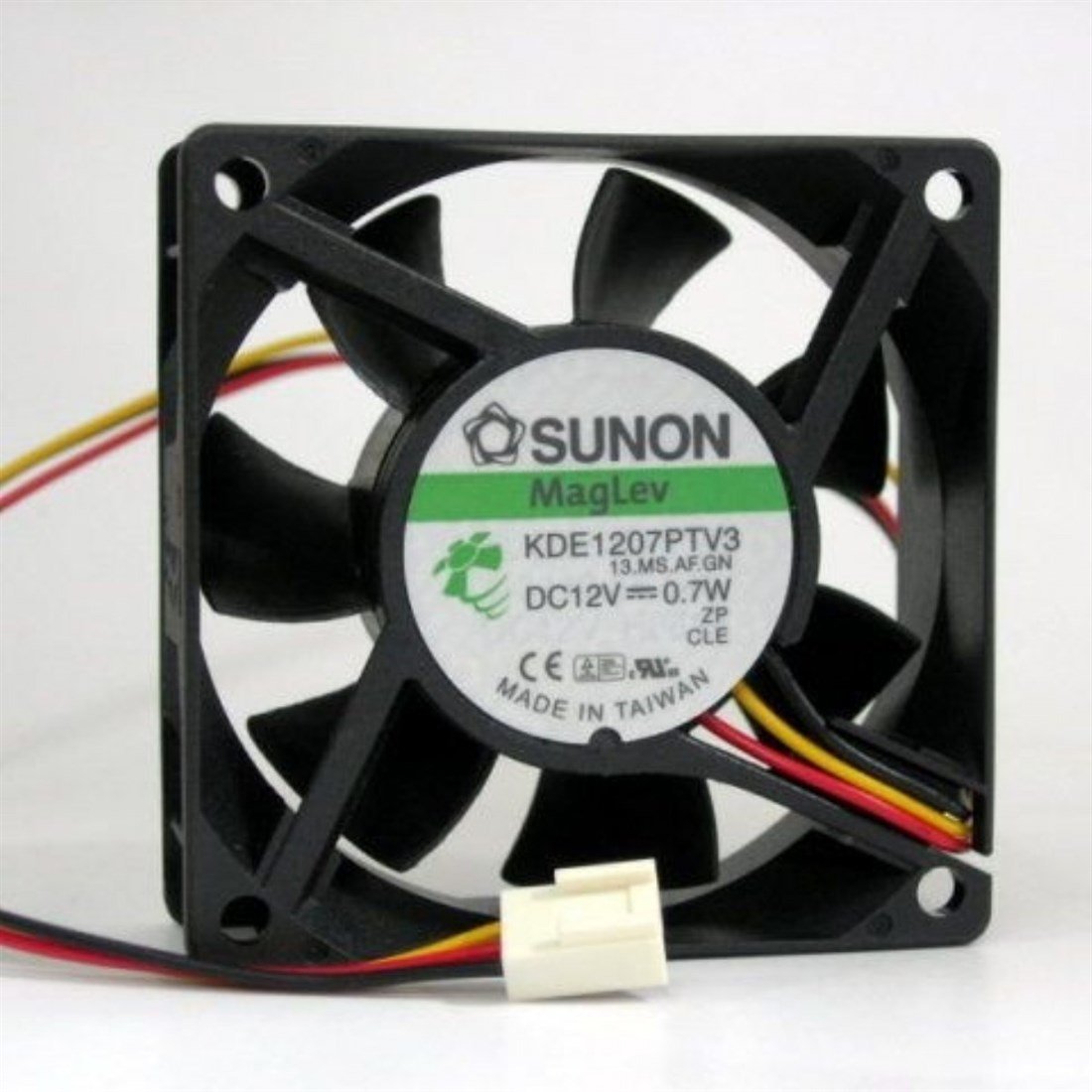 KDE1207PTV3  12VDC 0,7W kare fan SUNON
