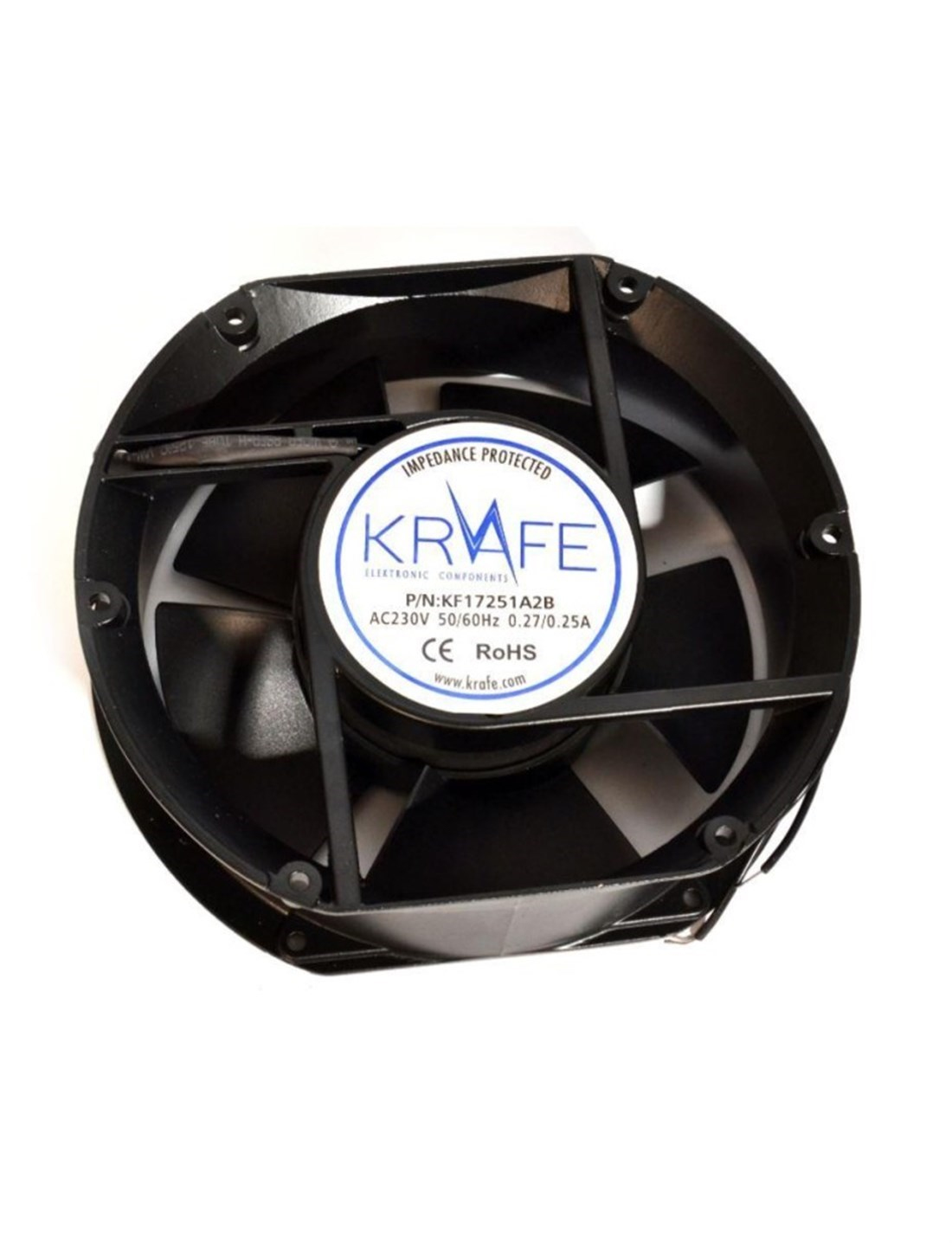 KF17251A2HBL 172x150x51 220 VAC Krafe Oval Fan 