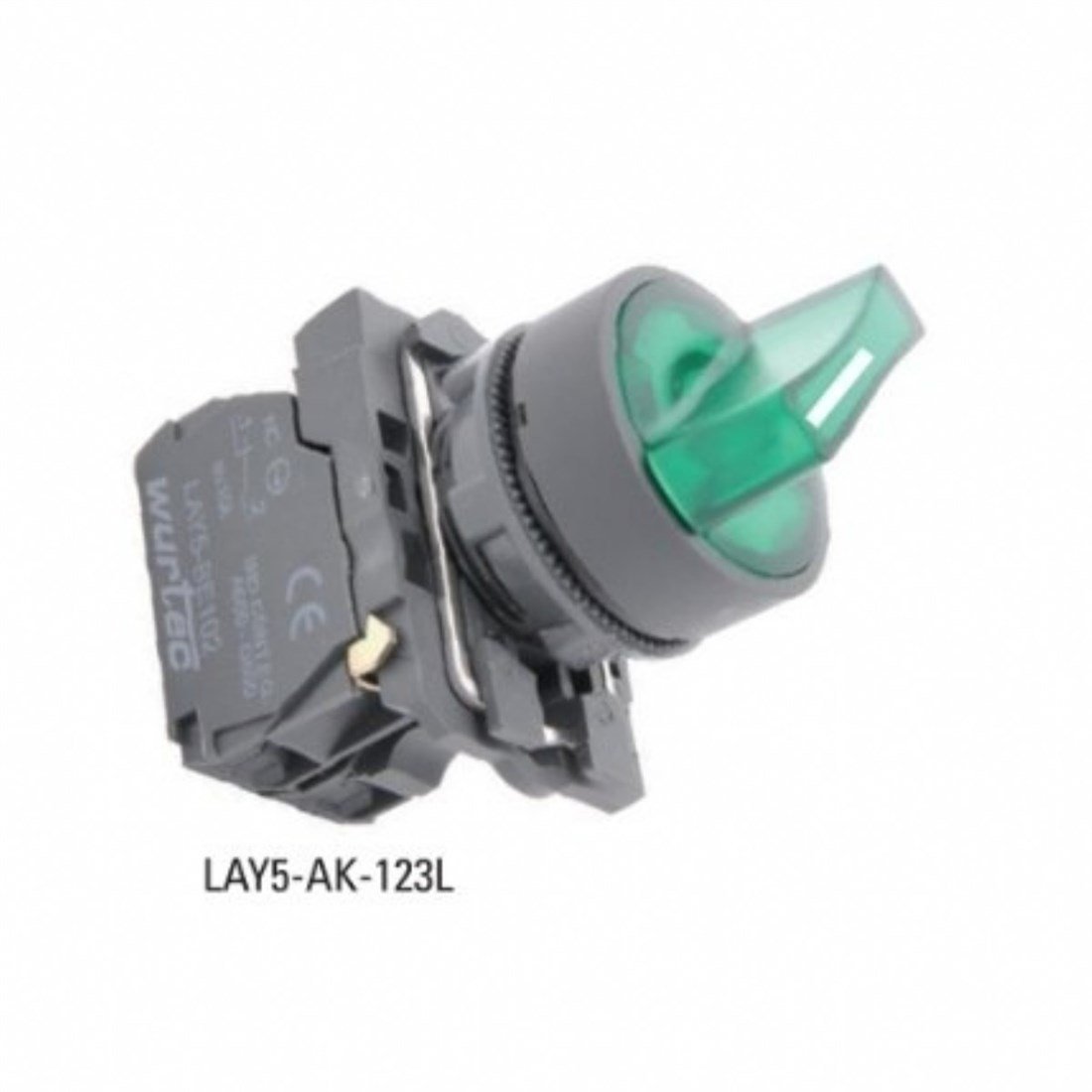 LAY5-24VAC-0/1 PLASTİK LEDLİ IŞIKLI KALICI MANDAL