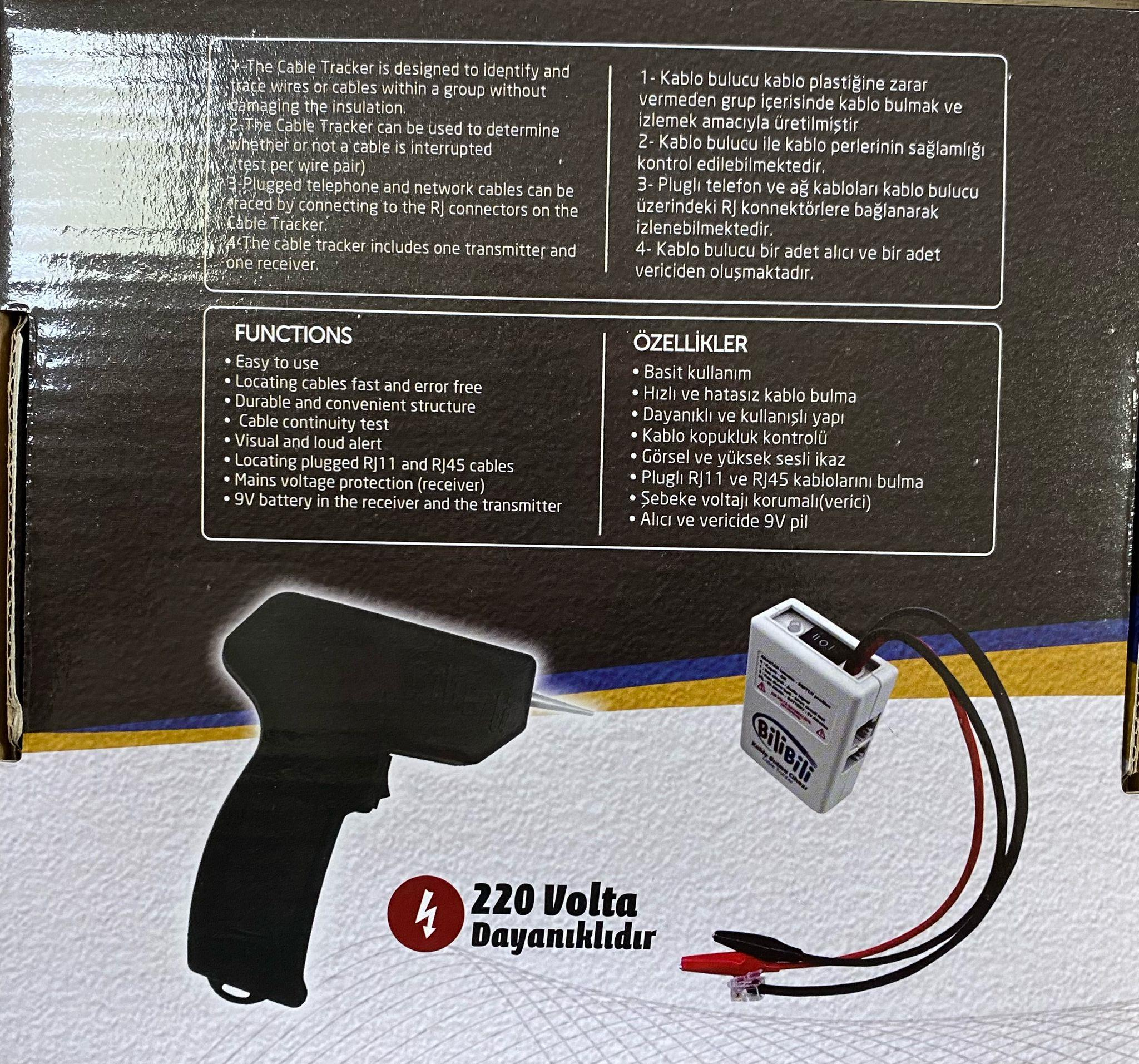 LOLO KABLO İZLEME CİHAZI BİLİ BİLİ KTC-01