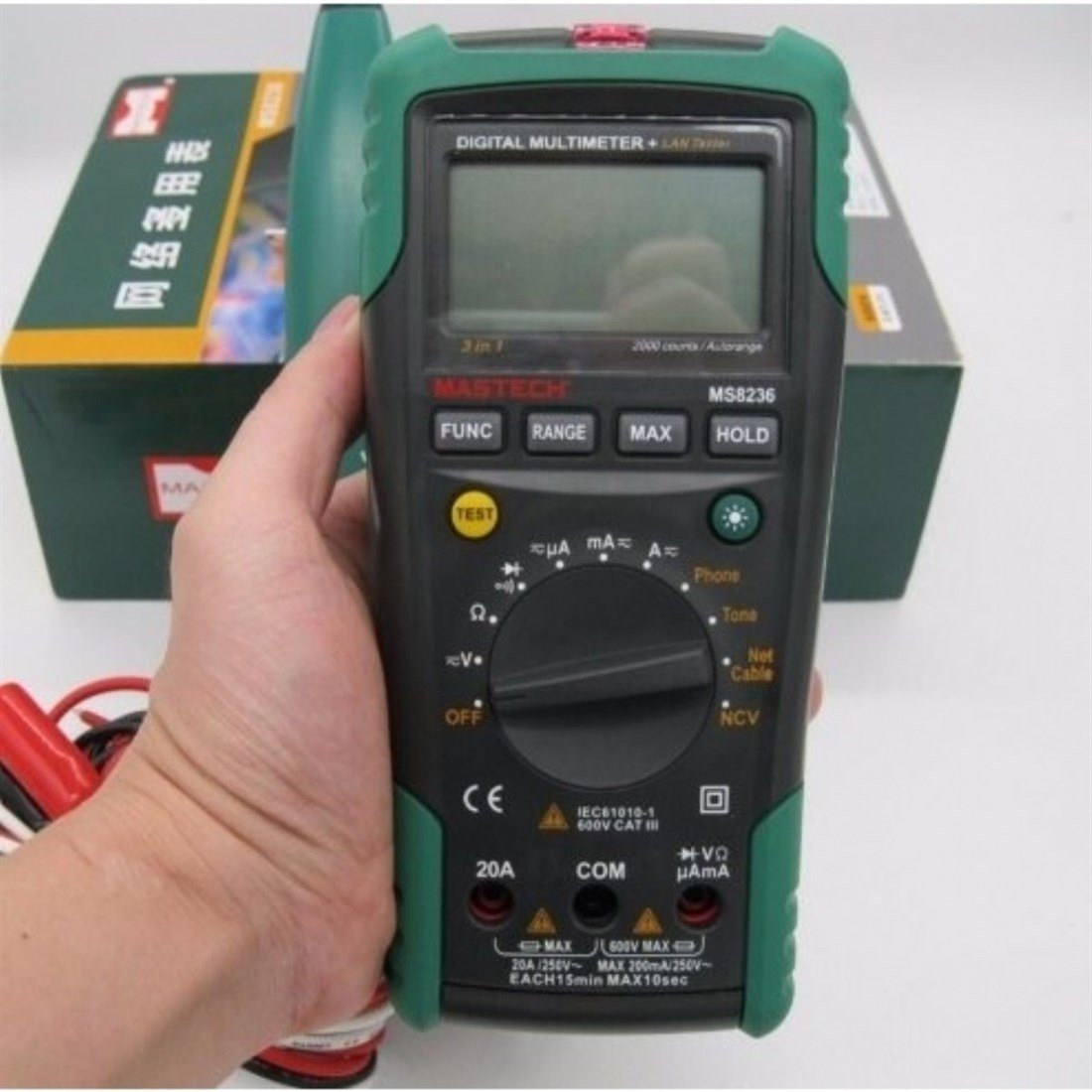 MS8236 DİJİTAL MULTİMETRE VE KABLO BULUCU