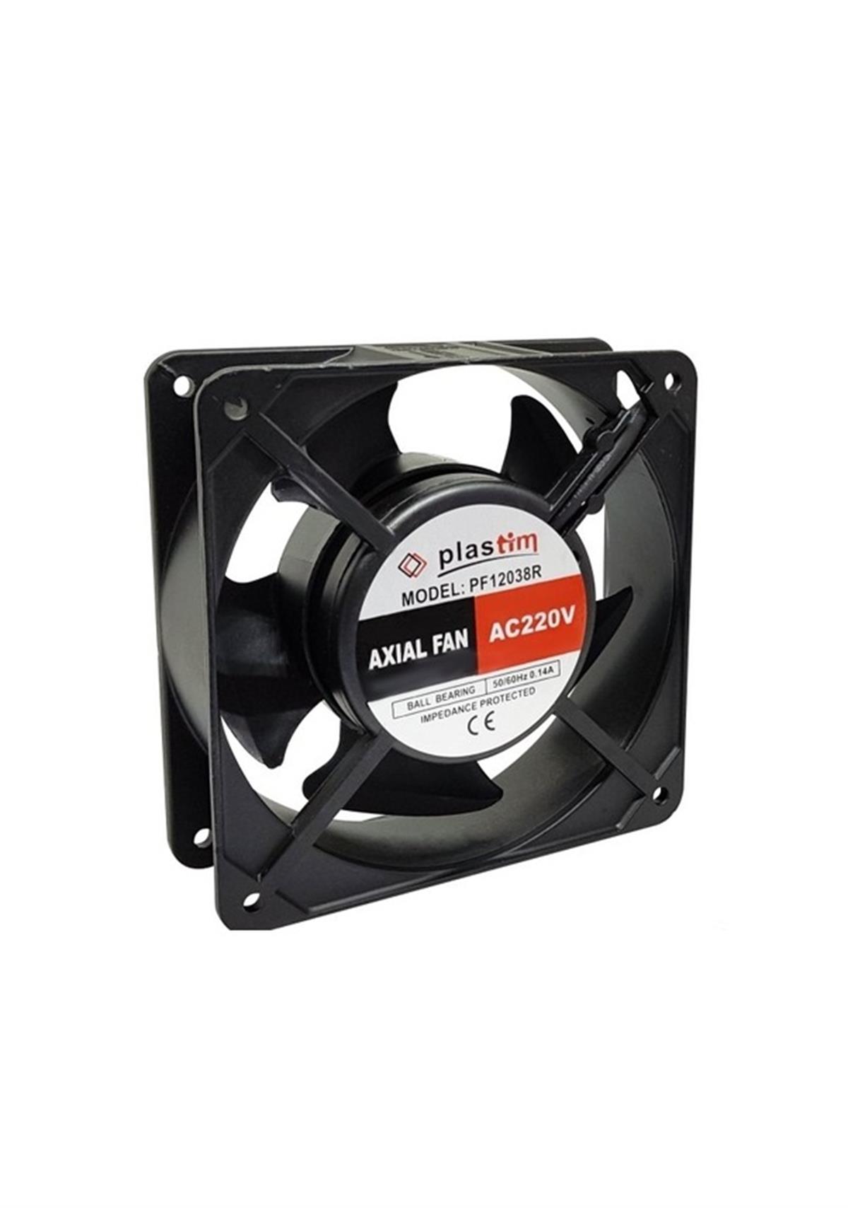PF12038R PLASTİM 120x120x38mm 230V Rulmanlı Aksiyel Fan
