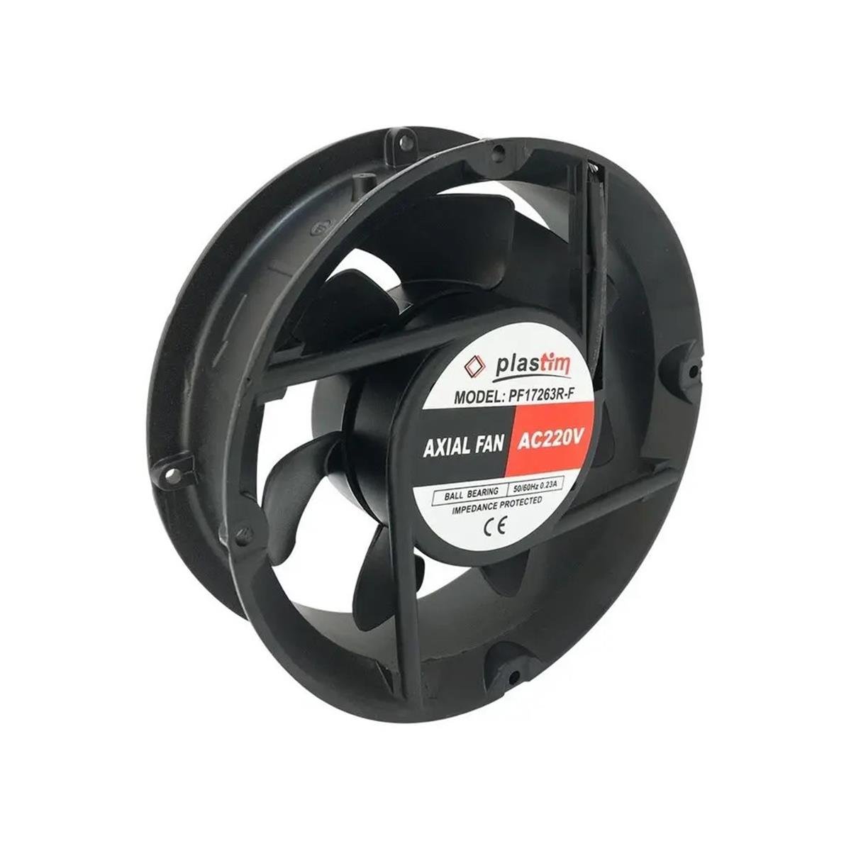 PF17260R PLASTİM 172x150x51mm 230V Rulmanlı Yuvarlak Aksiyel Fan