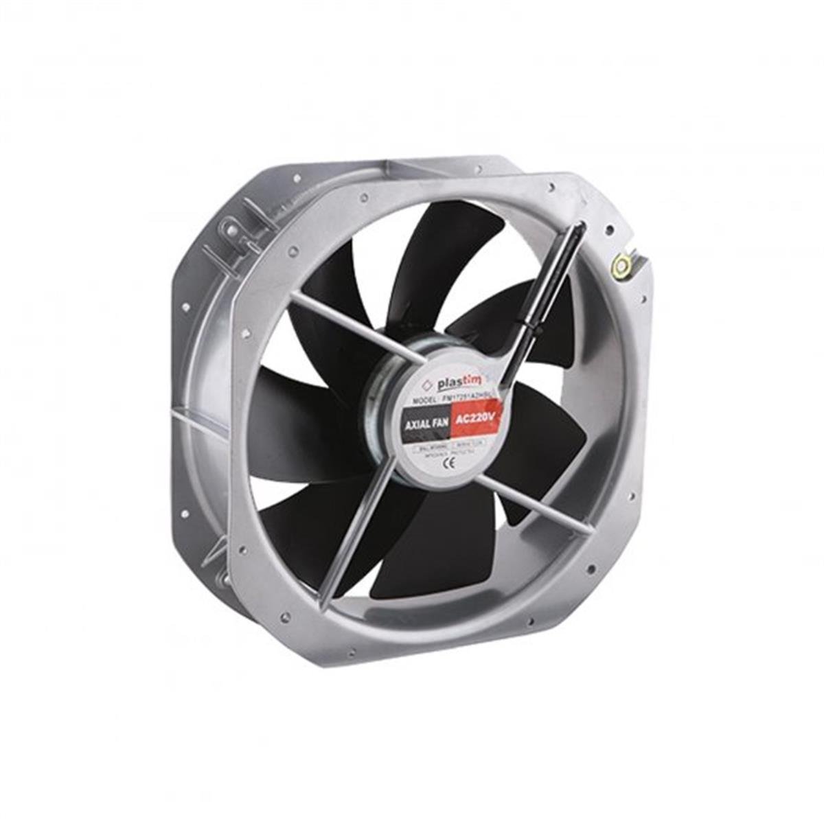 PF28080R PLASTİM 280x280x80mm 230V Rulmanlı Aksiyel Fan