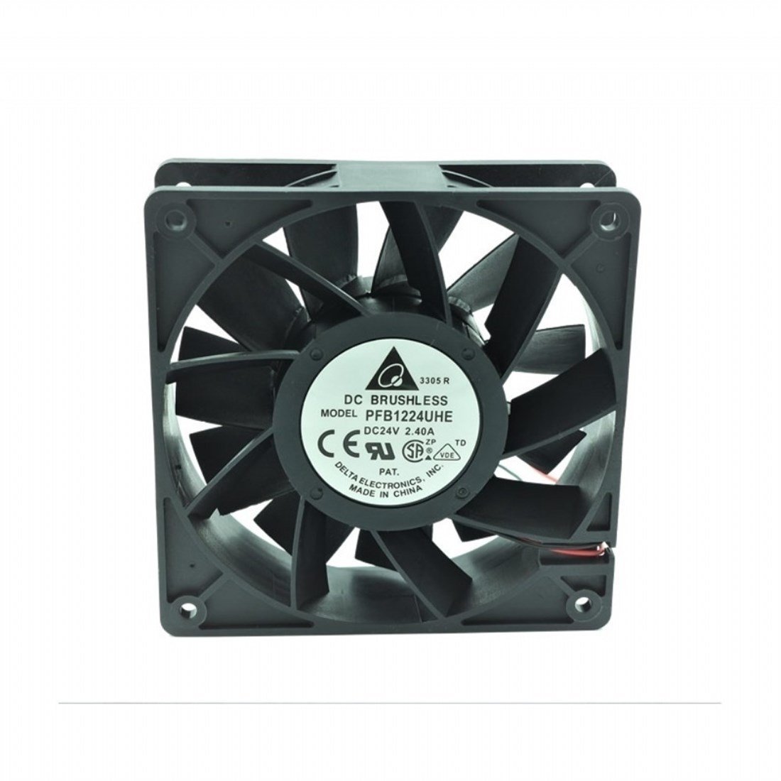 PFB1224UHE 120x120x38 24VDC 2.40A 2 Kablolu Fan