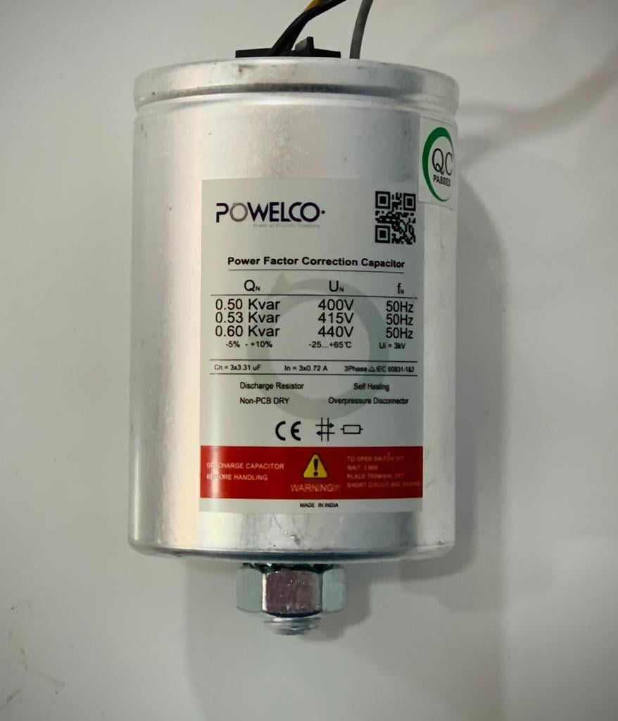 PL2300050CO POWELCO 0,5 KVAR 230V SİLİNDİR TİP KONDANSATÖR