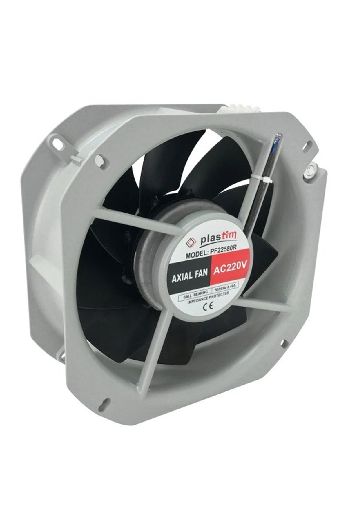 PLASTİM-PF22580R110 225x225x80mm 110V Rulmanlı Aksiyel Fan
