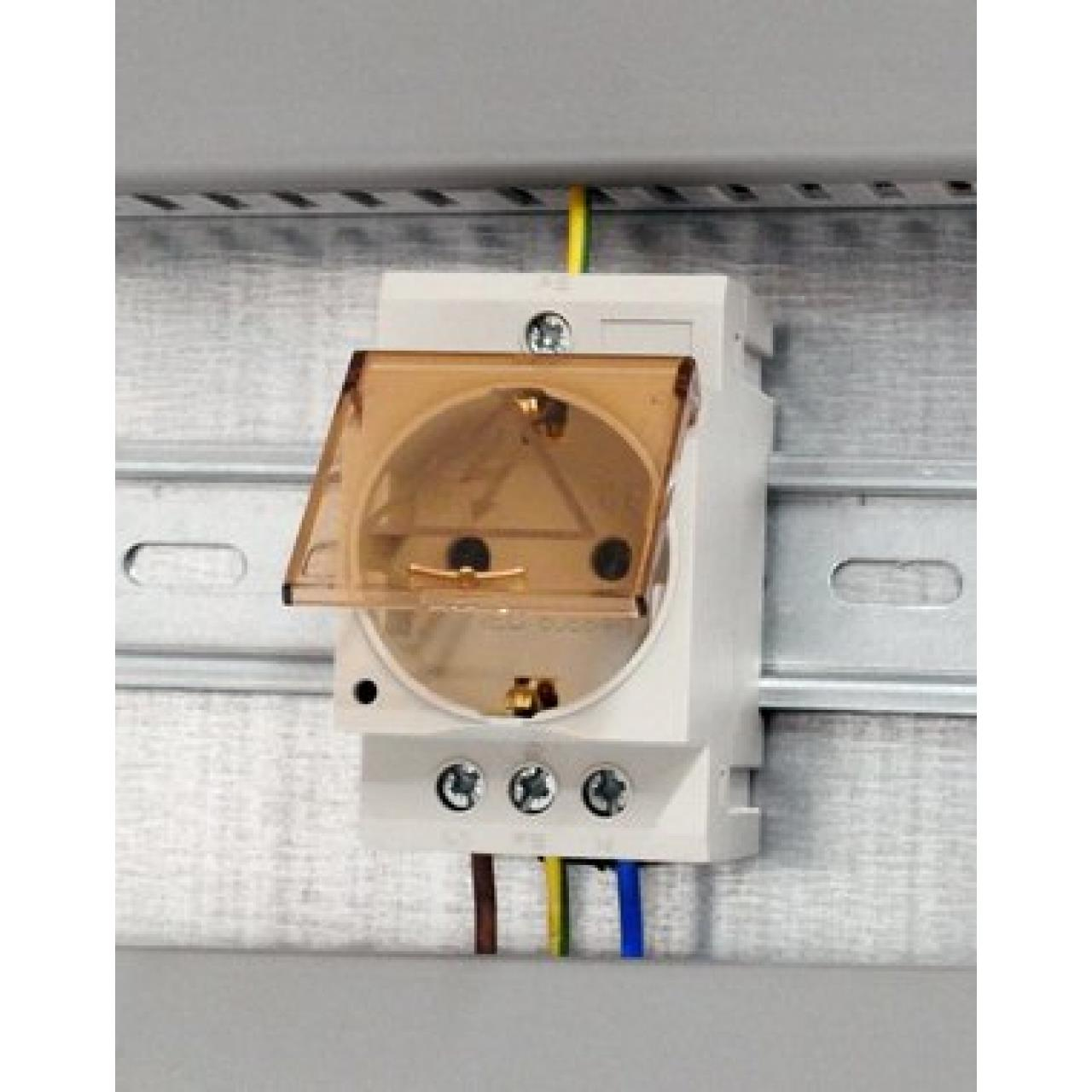 Raya Montajlı (Kapaklı) Pano Prizi (16A/250V)