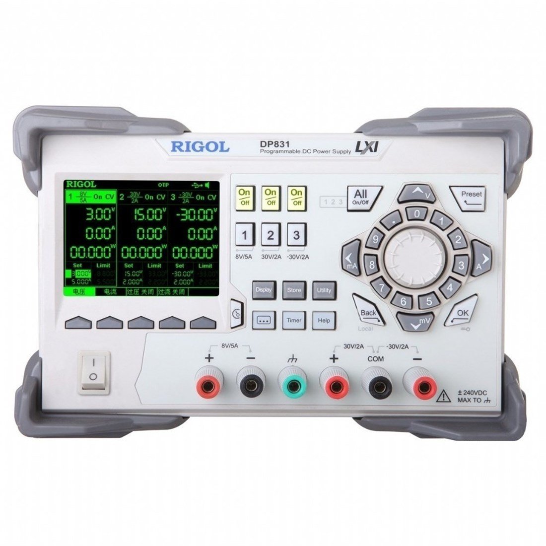 Rigol DP831 160W 3 Çıkışlı 30V Güç Kaynağı