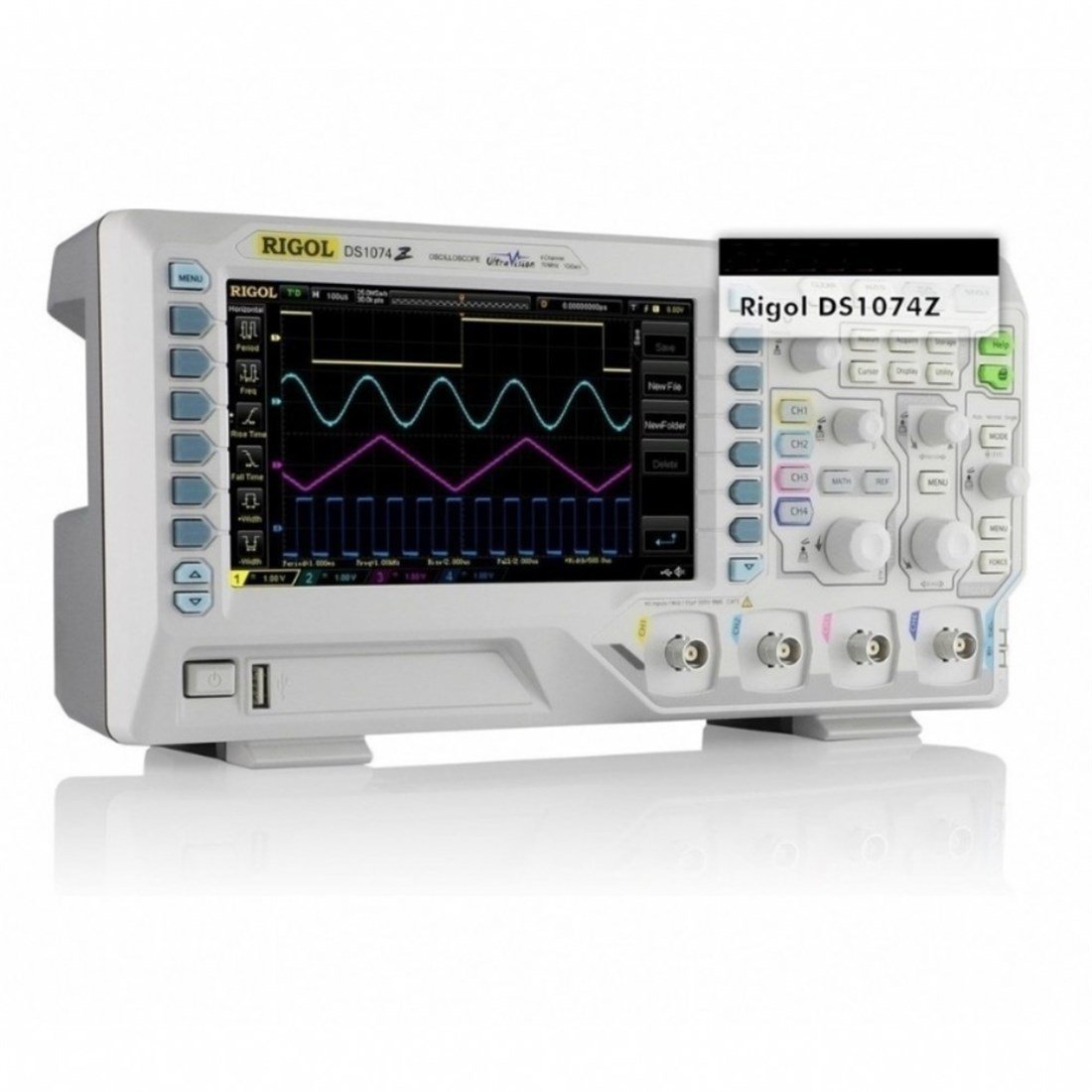 Rigol DS1074Z-S PLUS 70MHz 4 Kanallı Dijital Osiloskop 25MHz Sinayl Jeneratörü MSO Ready