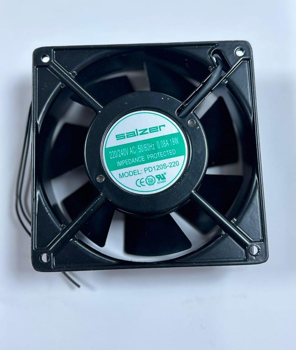 Salzer 120x120x38 220V AC Sleeve Kablolu Kare Fan PD120S-38-220
