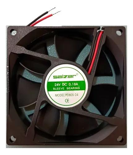 Salzer PD80S-24 80x80x25 24V DC Sleeve Kablolu Kare FanSALZERKare Fanlar