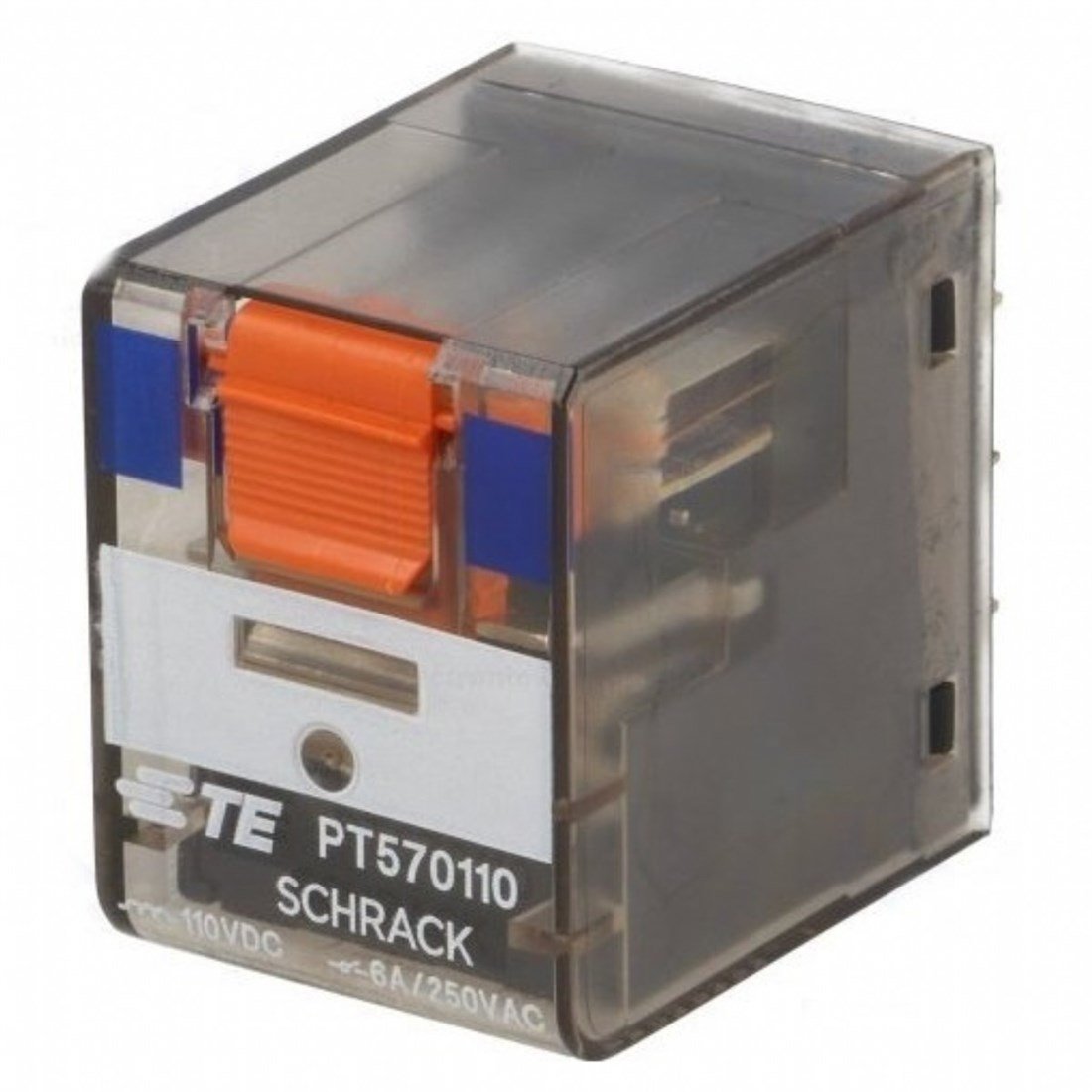 Schrack PT570110 110VDC 4 C/O 06A End. Röle