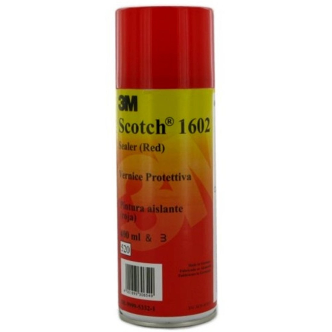 Scotch 1602 Koruyucu Kaplama Sprey Vernik 400 ml Kırmızı 3M