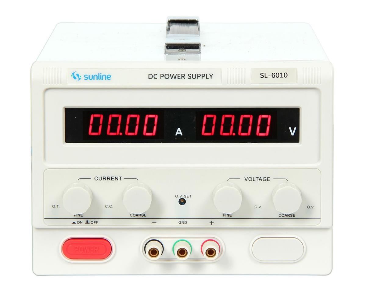 SL-6010-S SUNLİNE DC 60V 10A AYARLANABİLİR GÜÇ KAYNAĞI