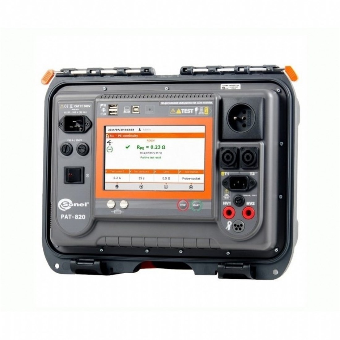 SONEL PAT 820 CE UYGUNLUK TEST CİHAZI