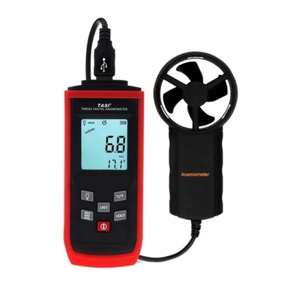 TASİ TA8162 Rüzgar ve Hava Hızı Ölçer Anemometre