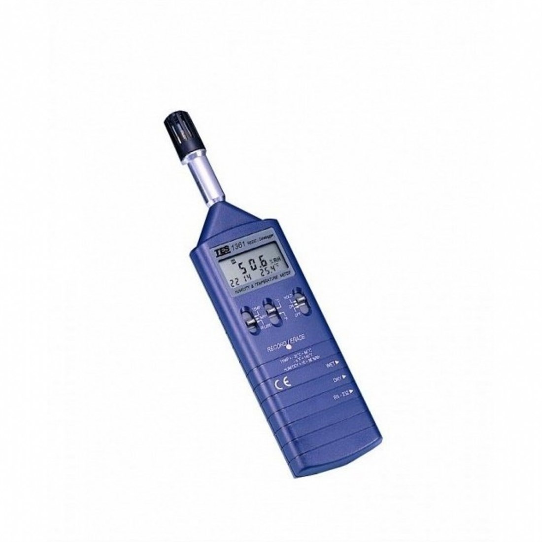 TES 1361 C BİLGİ YAZILIMLI RUTUBET VE ISI ÖLÇER