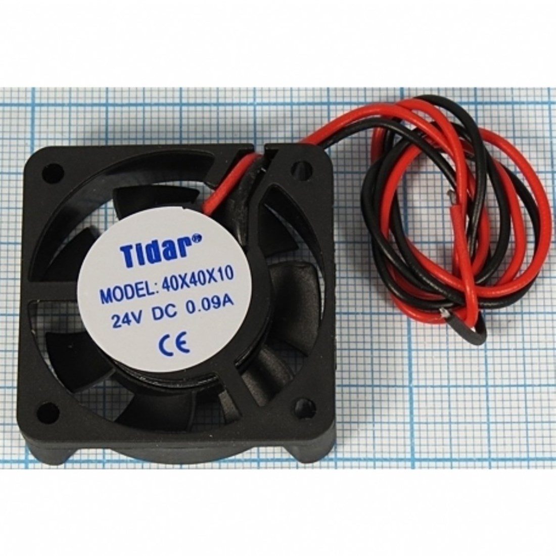 Tidar 40x40x10 mm 24 vdc kare fan