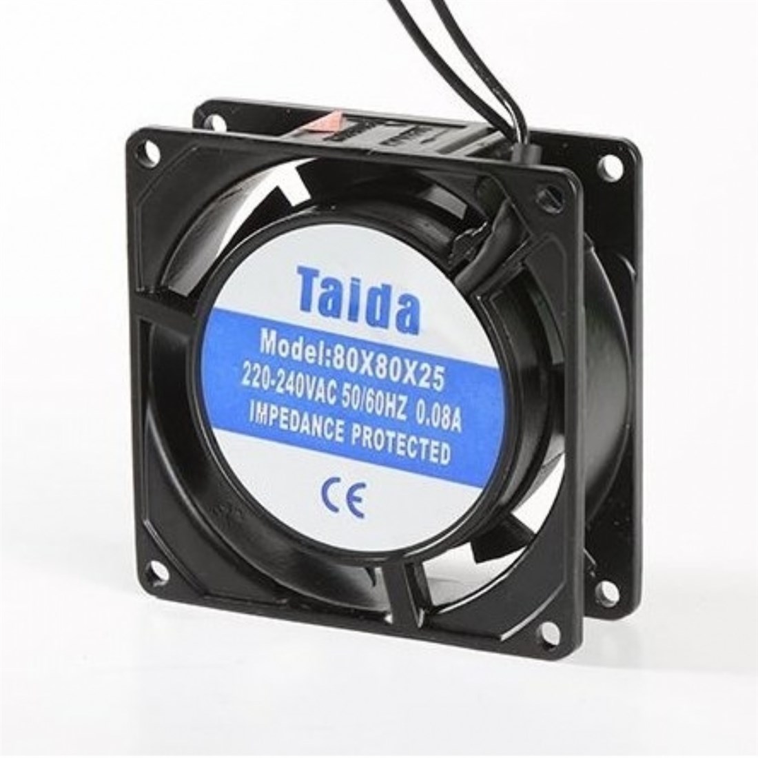 Tidar 80x80x25 mm 220 v ac kare fan