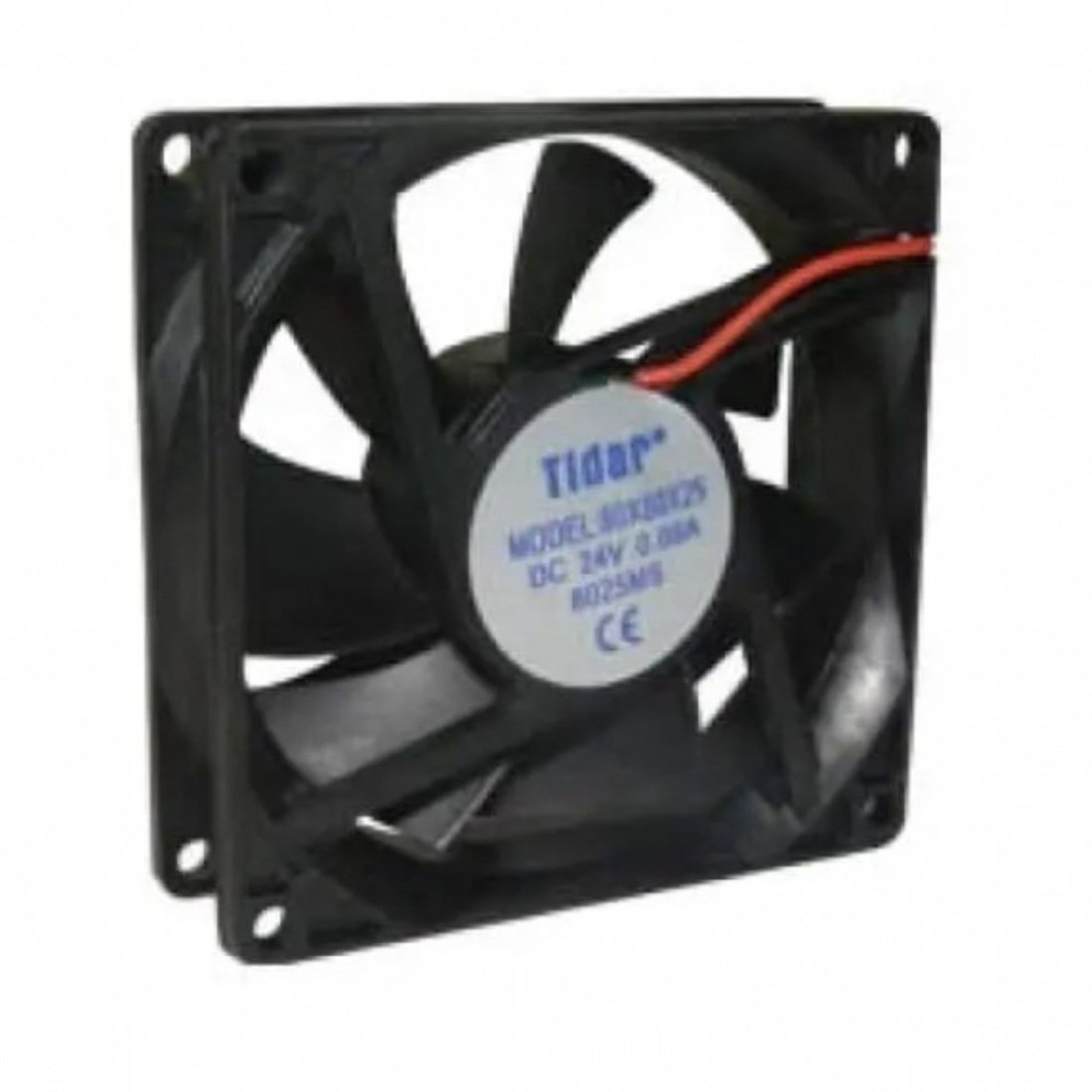 Tidar 80x80x25 mm 24 vdc kare fan