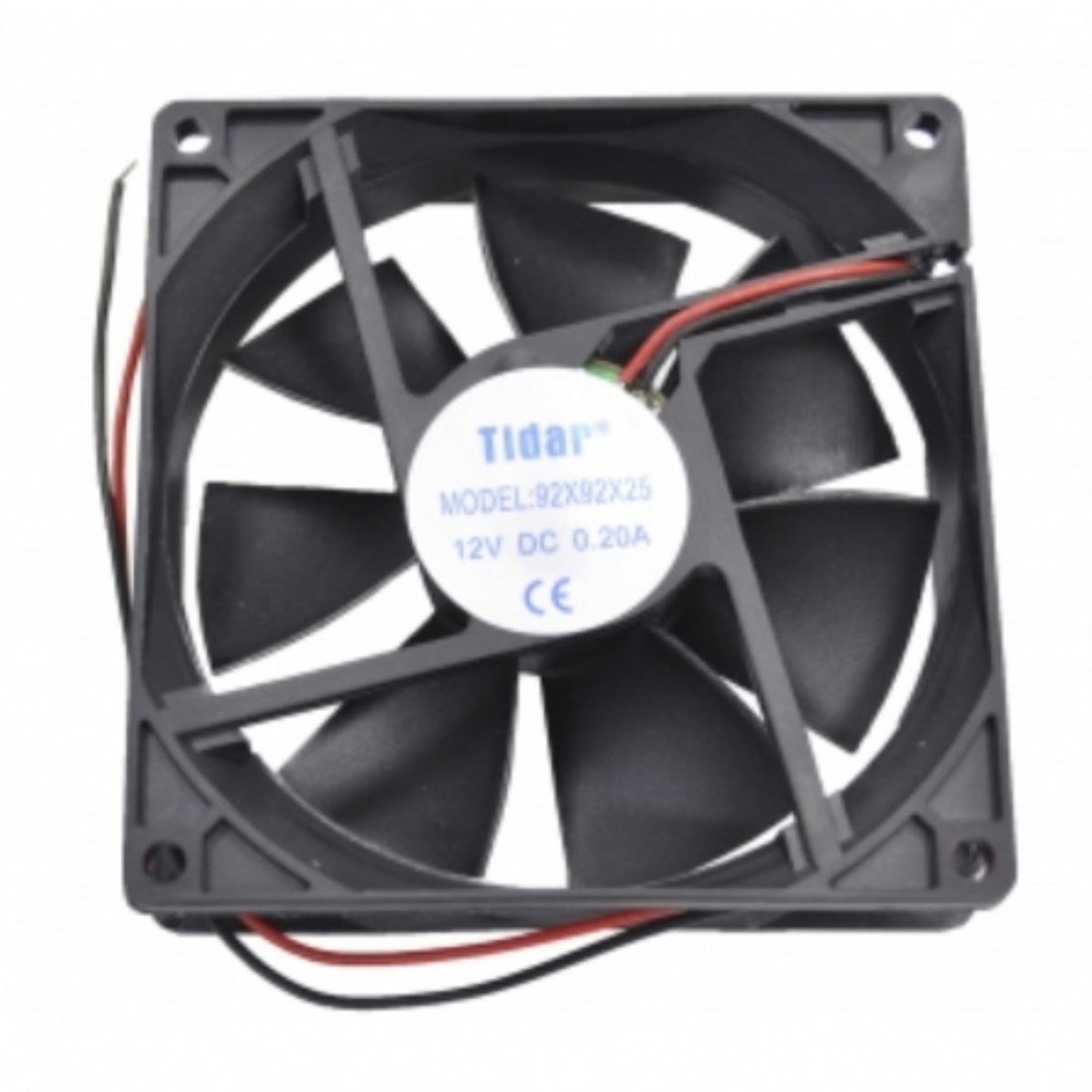 Tidar 92x92x25 mm 12 vdc kare fan