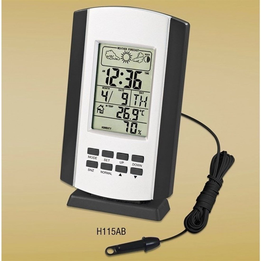 TT Technic H115AB Termometre Nem Ölçer Saat Alarmı