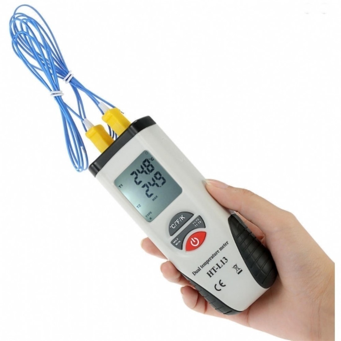 TT Technic HT-L13 Çift Girişli K Tipi Termometre