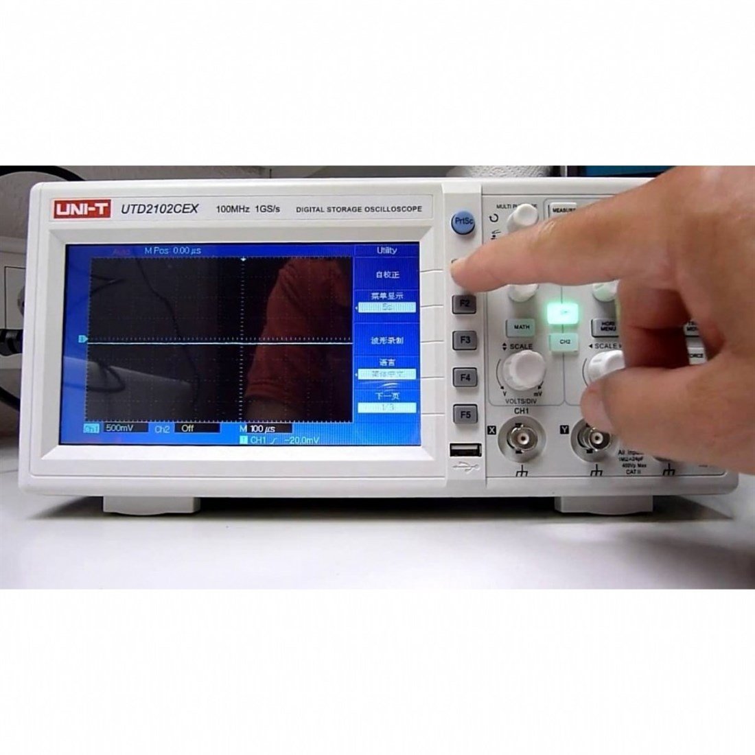 Unit UTD 2102CEX Dijital Depolama Osiloskopu