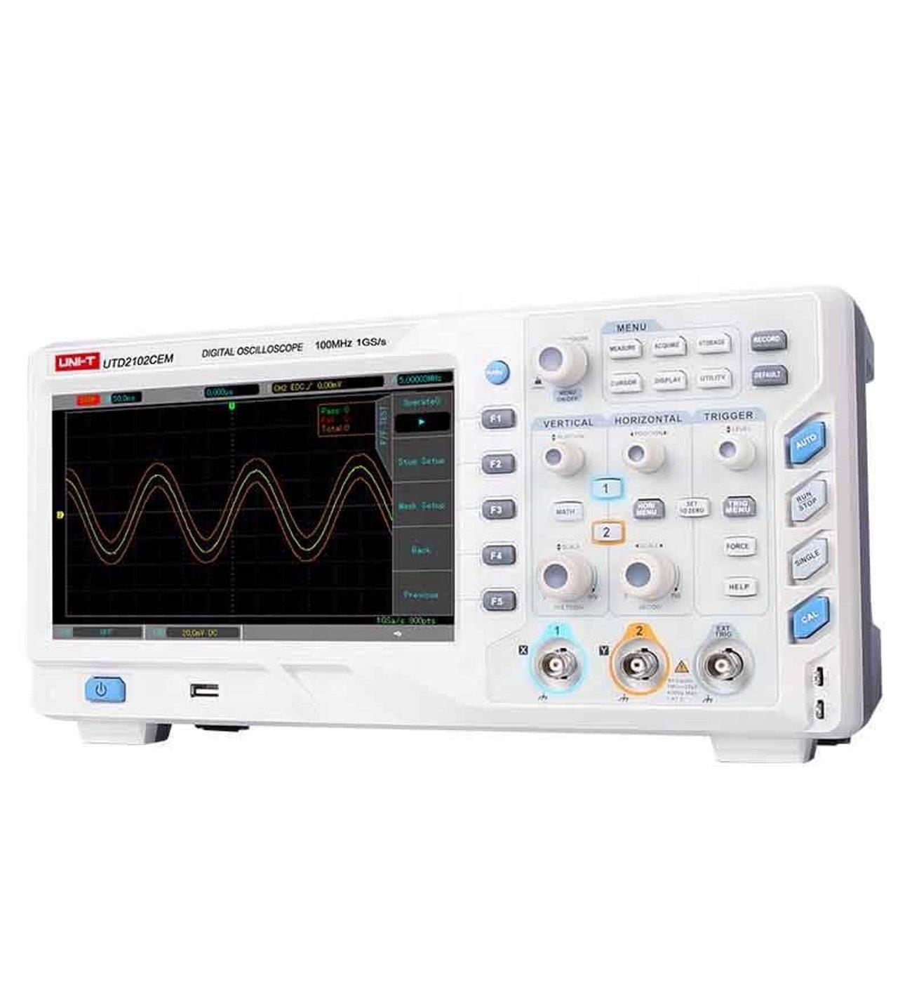 UTD 2102CEM 100 MHZ 2 KANALLI DİJİTAL OSİLOSKOP