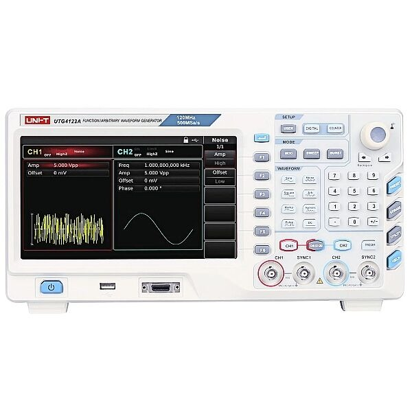 UTG4122A 120MHz 2 Kanal Dalga Formu JeneratörüUNI-TSinyal ve Fonksiyon Jeneratörleri