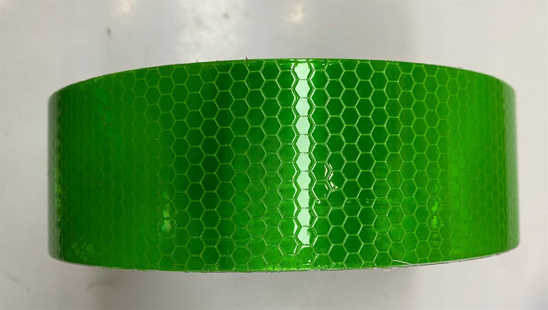 Yeşil Reflektif Bant Bal Peteği 1 mt
