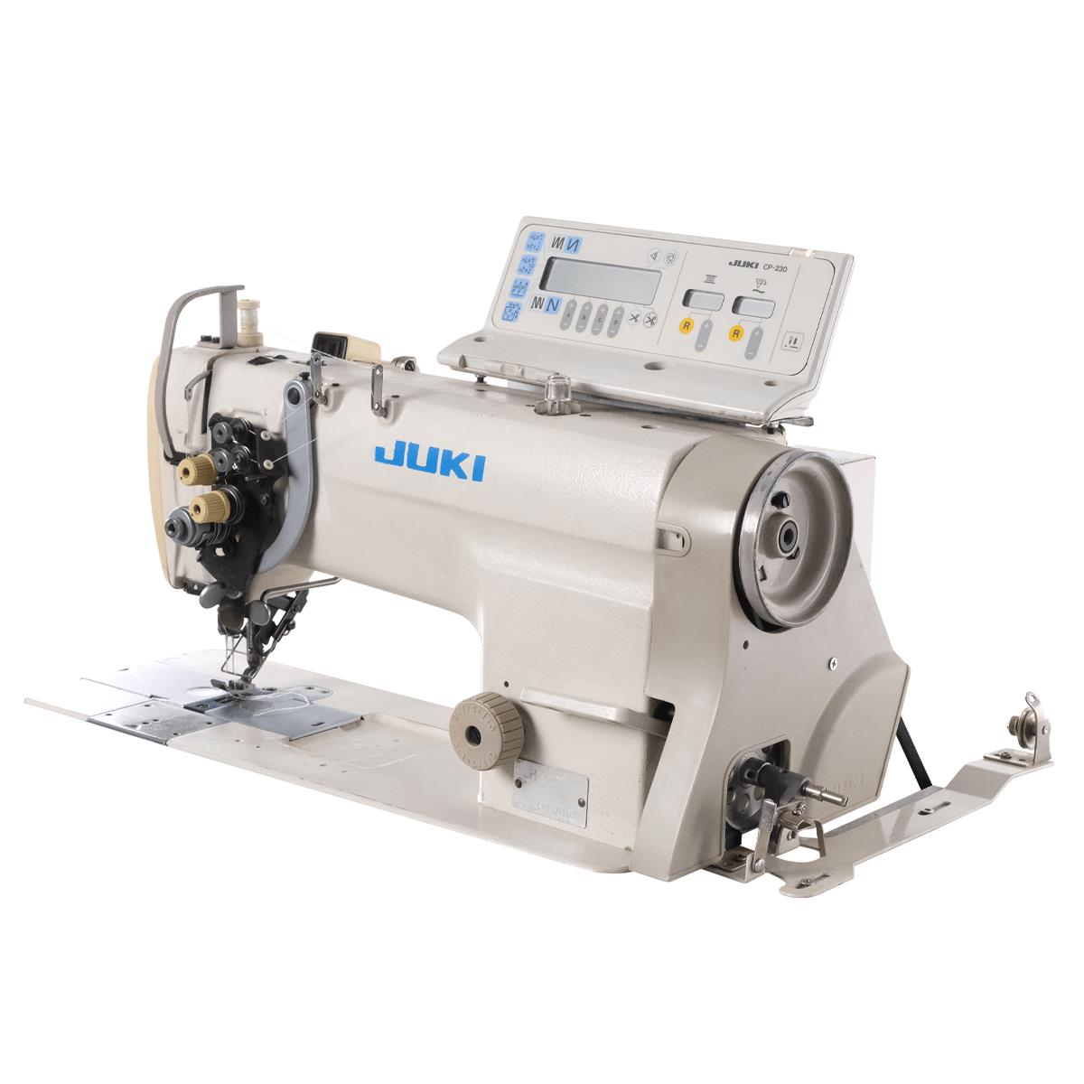 2.El Juki | LH-3168 | Otomatik Çift İğne Dikiş Makinesi | SC-1 Motorlu | Küçük Mekik| İptalli