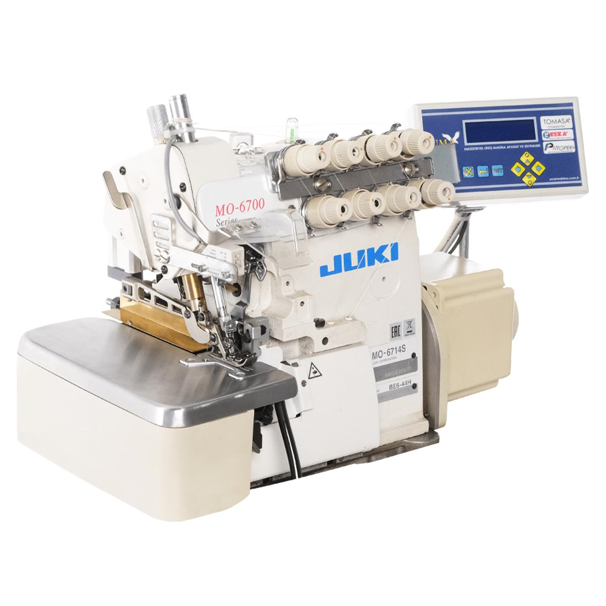 2. El Juki MO-6714S 4 İplik Overlok Makinesi | Full Otomatik | Önden Kıstırmalı | Tansiyon Açıcılı | İplik Kesicili | Ayak Kaldırmalı | Havalı |