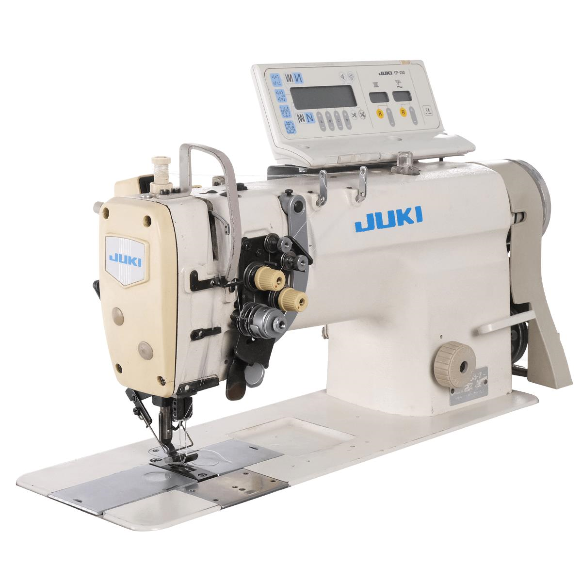 2.El Juki | LH-3168 | Otomatik Çift İğne Dikiş Makinesi | SC-1 Motorlu | Küçük Mekik| İptalli