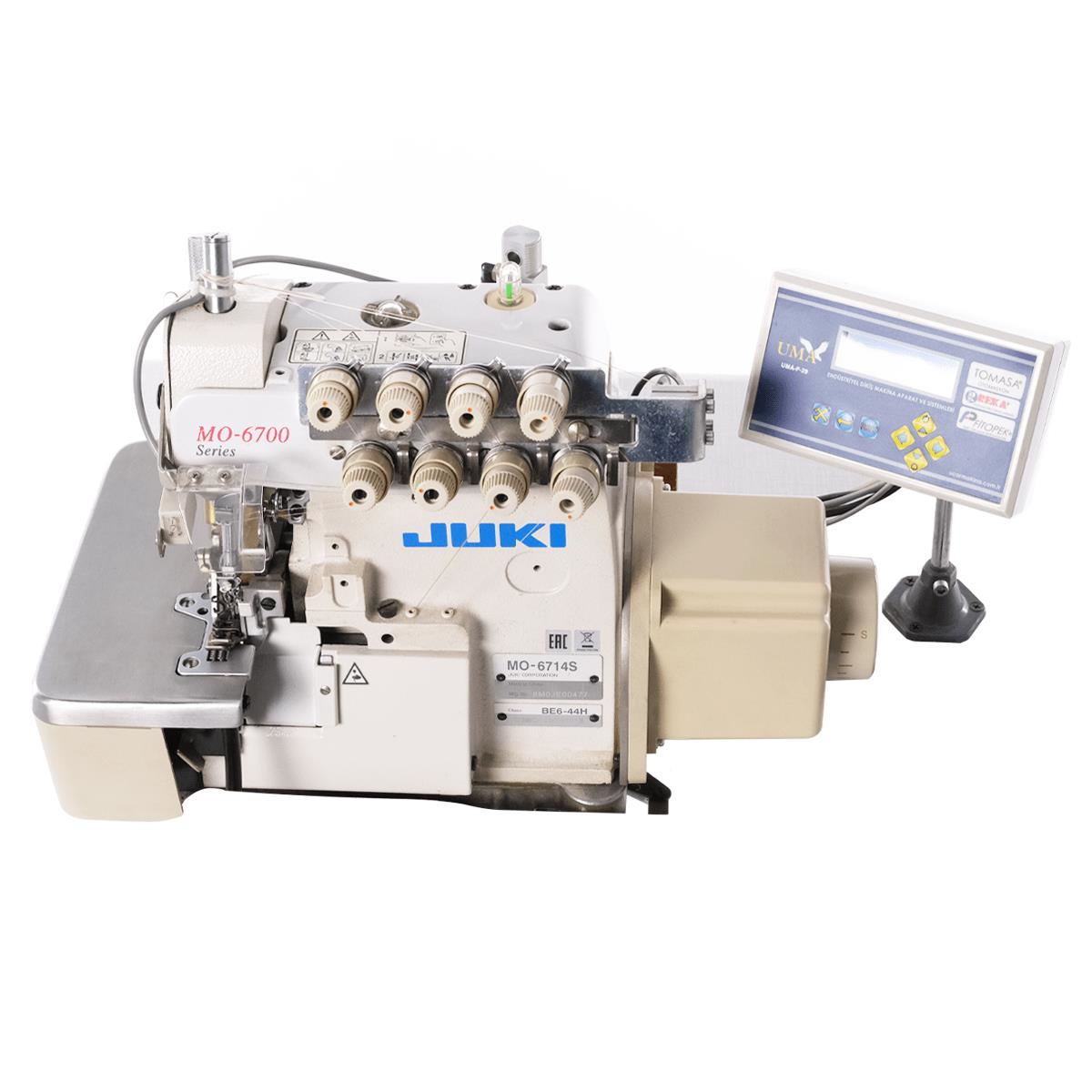 2. El Juki MO-6714S 4 İplik Overlok Makinesi | Full Otomatik | Önden Kıstırmalı | Tansiyon Açıcılı | İplik Kesicili | Ayak Kaldırmalı | Havalı |