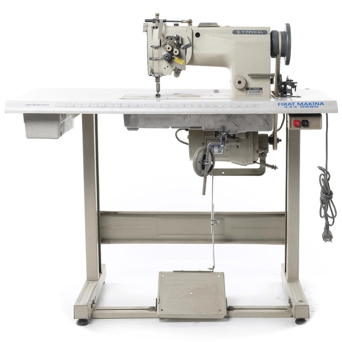 2.El Typical Gc-6240b Çift İğne Makinesi