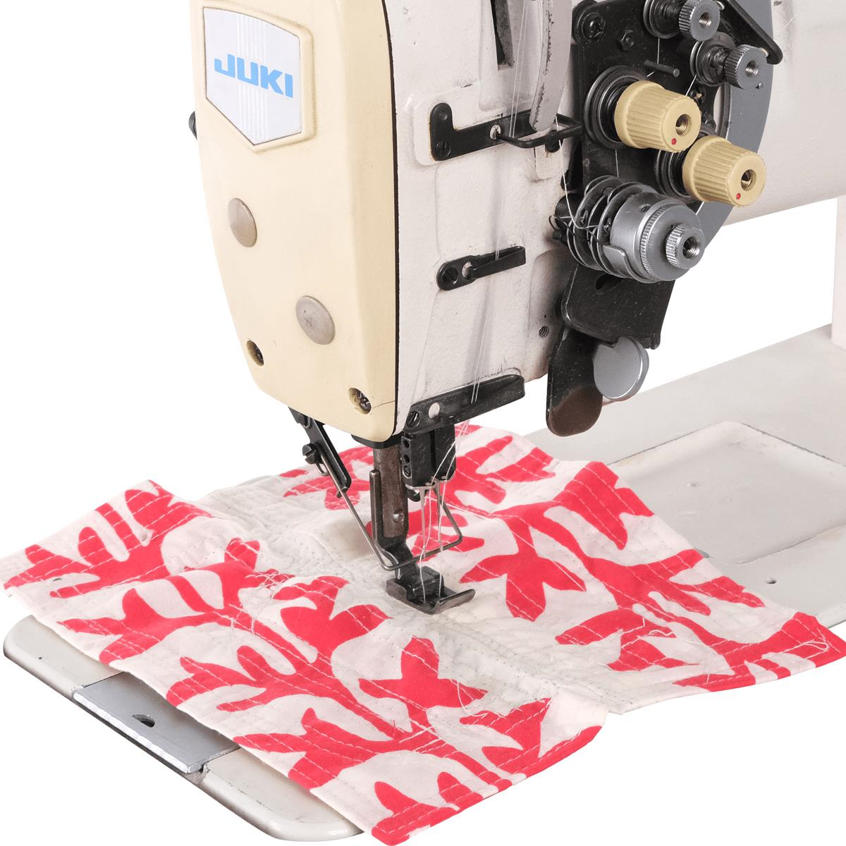 2.El Juki | LH-3168 | Otomatik Çift İğne Dikiş Makinesi | SC-1 Motorlu | Küçük Mekik| İptalli