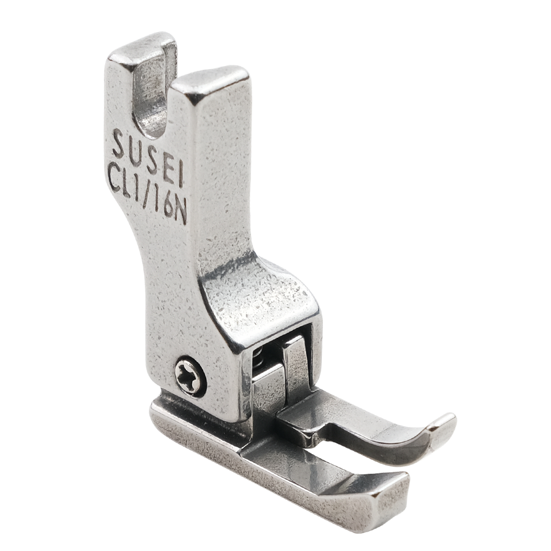 Düz Makine 1.6mm Ters Çima Ayak | Sol Çima | CL1/16N | Tüm Marka Sanayi Tipi Düz Dikiş Makinelerinde Kullanılır.