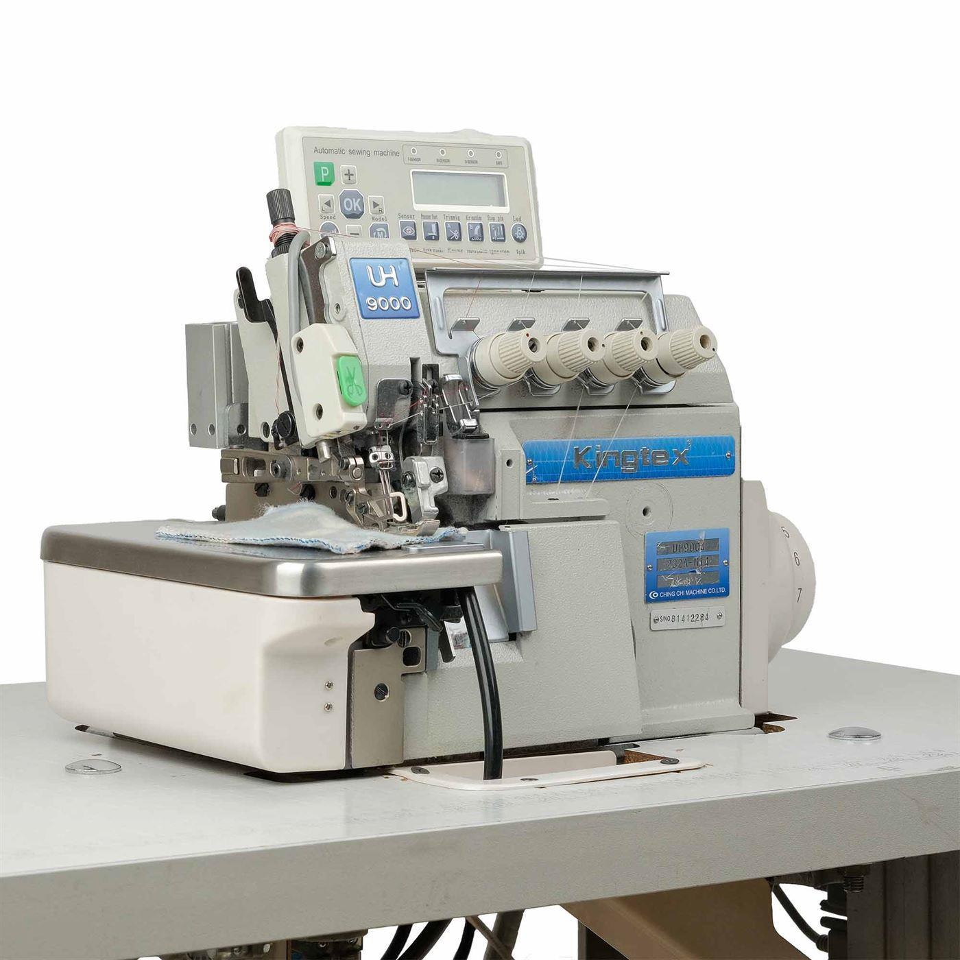 FDM 2.El Kingtex UH-9004 4 İplik Kıstırmalı Otomatik Overlok Makinesi