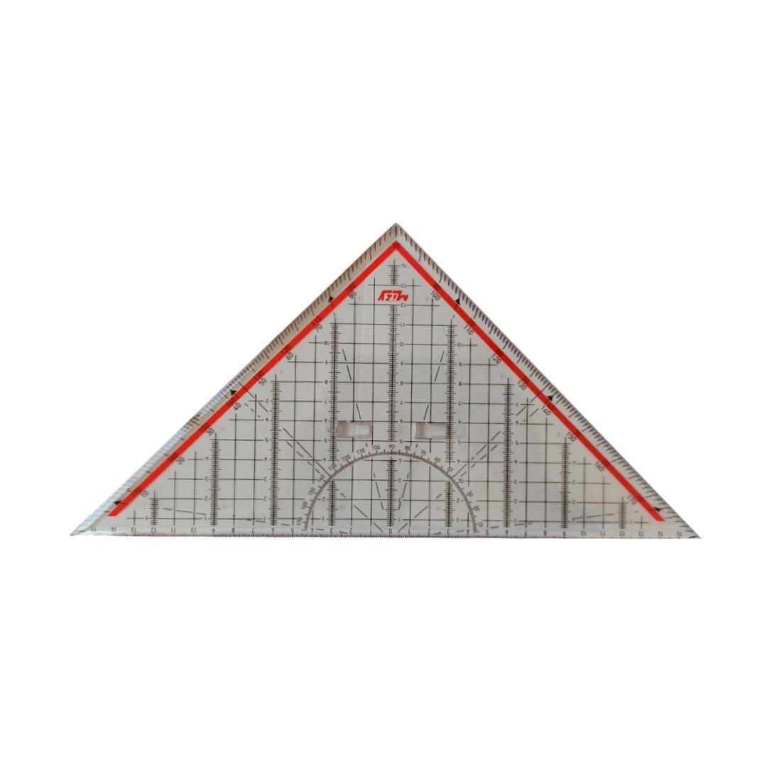 FDM 8 Parça Set - 7 Parça Ahşap Riga Seti ve Modelist Gönyesi - Riga Takımı -Dikiş Seti Cetvel