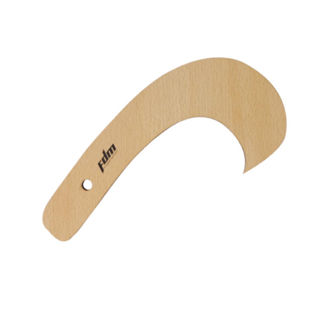 FDM 9 Parça Set - 7 Parça Ahşap Riga Seti, Dikiş Seti 1 Metre Tahta Cetvel ve Modelist Gönyesi -