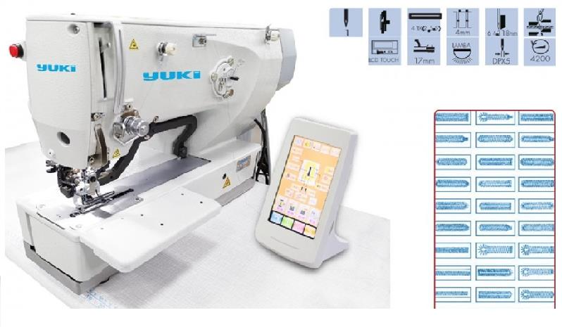 FDM Broderi BD-1790BS Elektronik İlik Makinesi, Direct Drive, İplik Kesmeli, Ayak Kaldırmalı, Kafadan Motorlu, Tek Pedal Üniteli