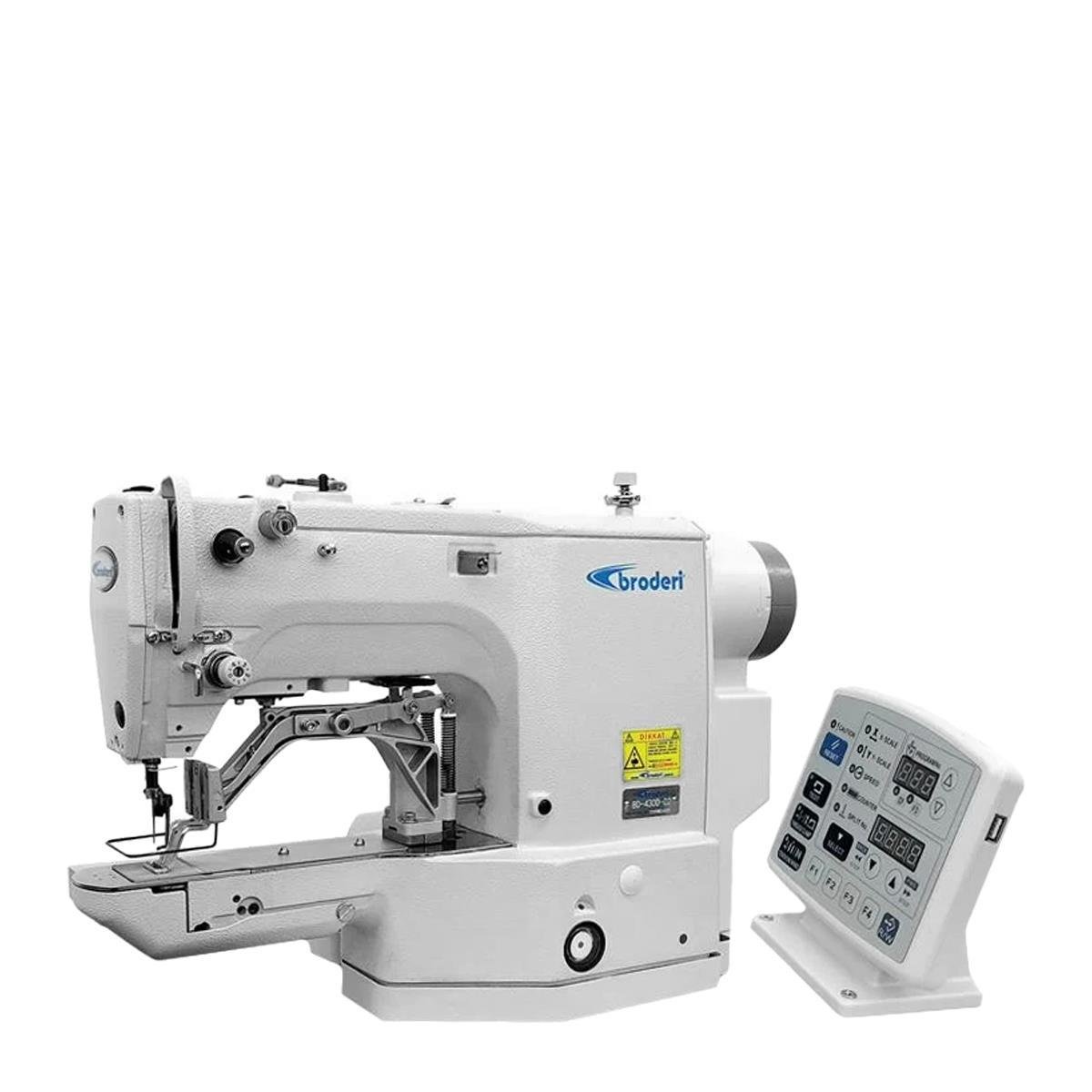 FDM Broderi BD-430D-02 Elektronik Kot Punteriz Makinası, Direct Drive, Ayak Kaldırmalı, İplik Kesmeli, Kafadan Motorlu